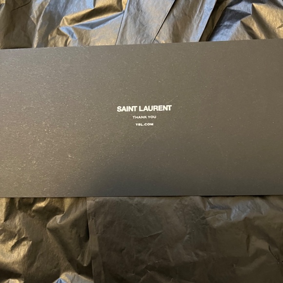 New Yves Saint Laurent  Leather Wedge Espadrille Platform Sandal - Picture 7 of 9